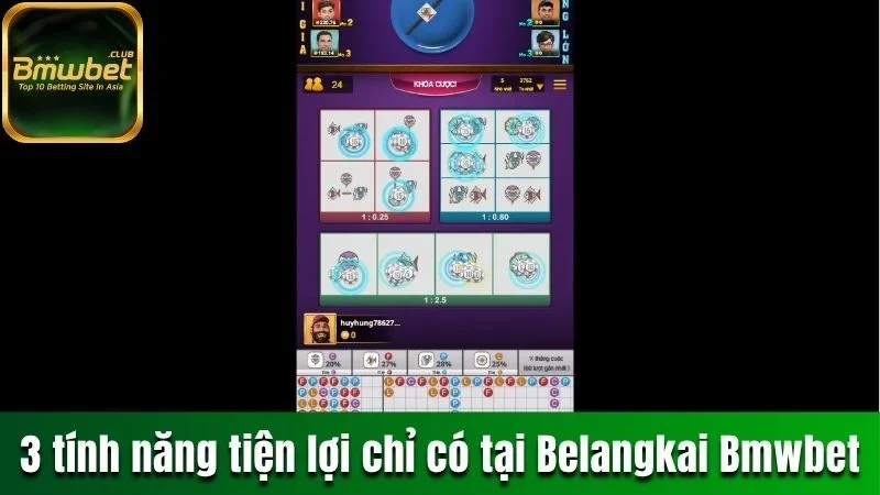 3 tính năng tiện lợi chỉ có tại Belangkai Bmwbet