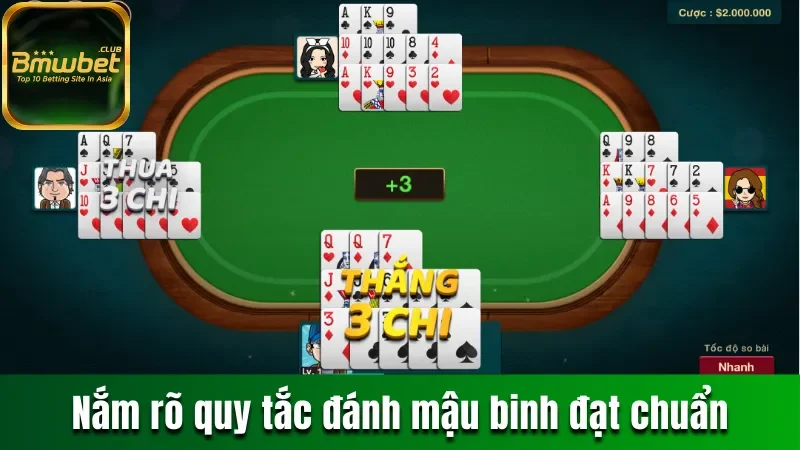 Nắm rõ quy tắc đánh mậu binh đạt chuẩn